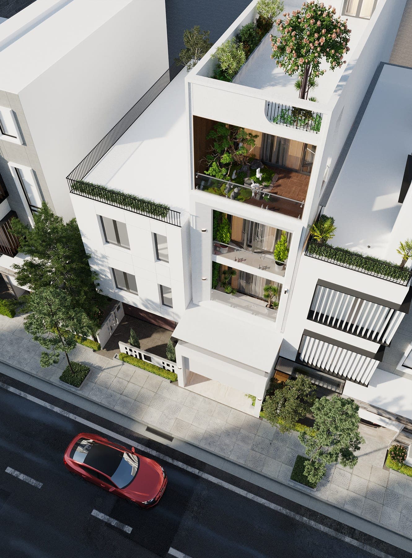 Nhà Phố Hiện Đại - Nhà Phố 1 - Mặt Tiền 18