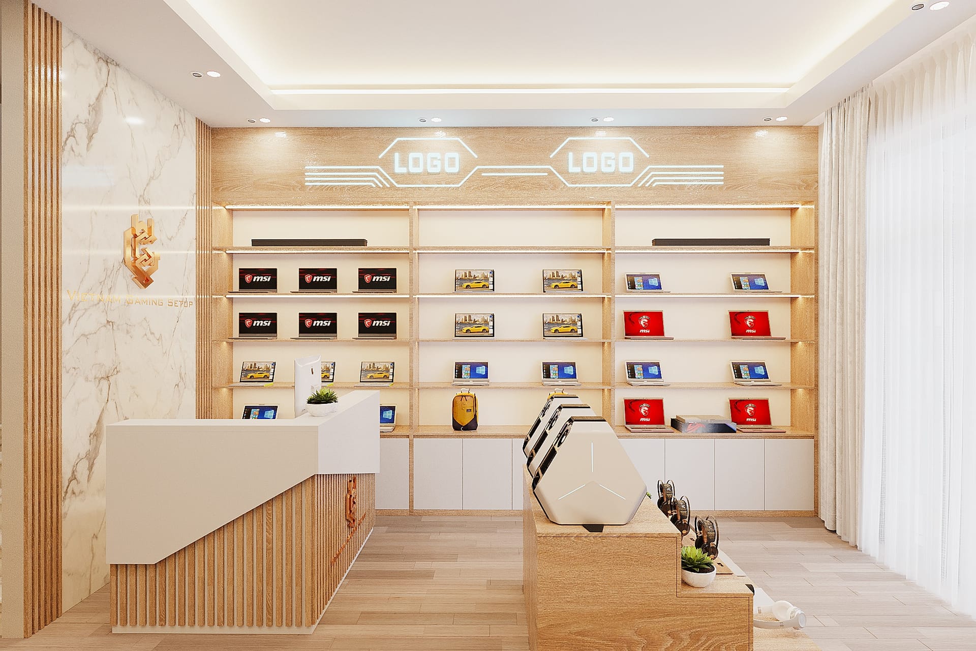 Shop + Cửa Hàng + Spa - Cửa Hàng Máy Tính - Cửa Hàng 1